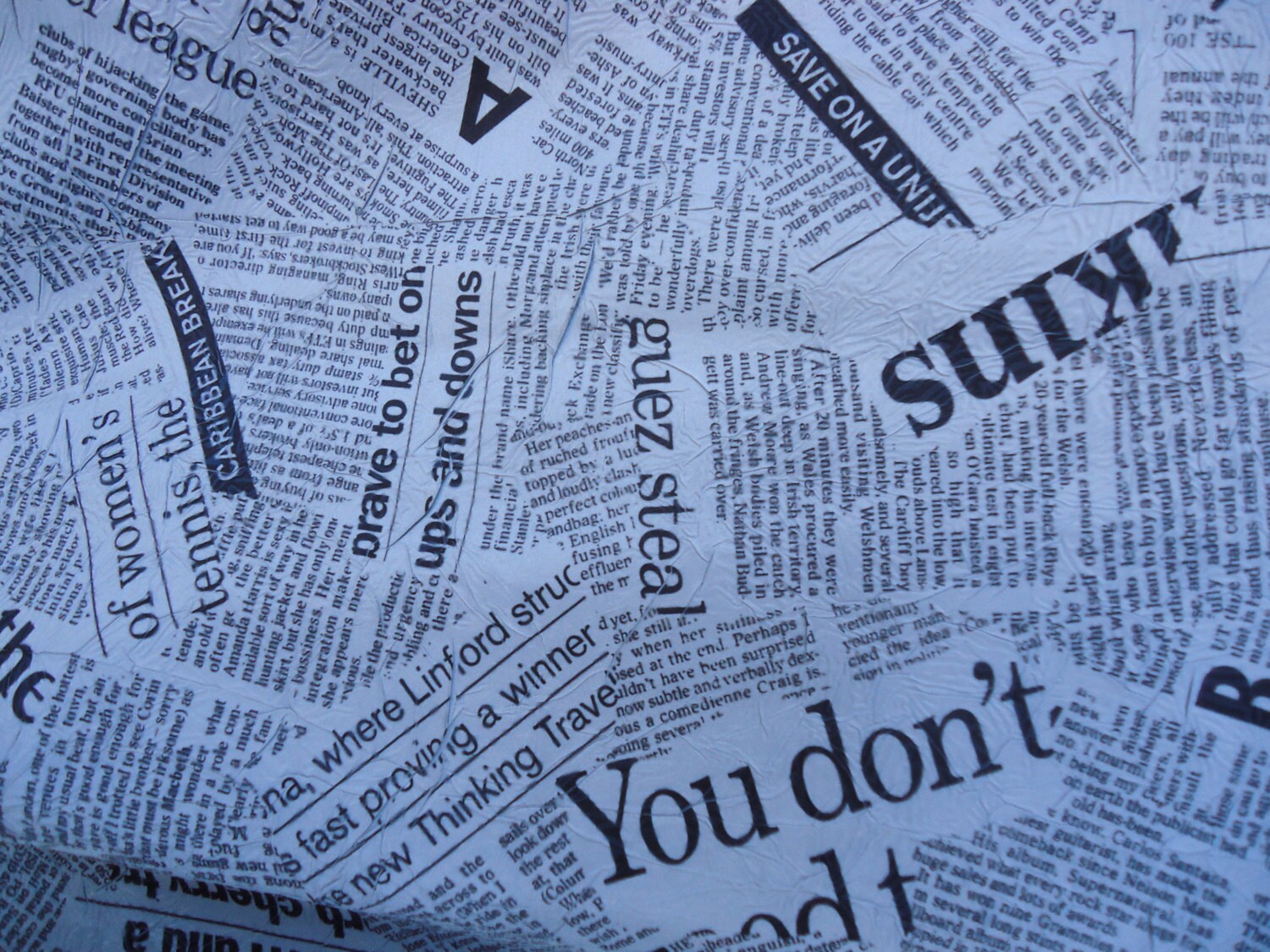 Rain Coat Jacket Magazine Fabric newspaper Fabric Size 8 12 Made in USA