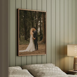 Foto personalizada para impressão em tela emoldurada Arte de parede com suas fotos | Arte de parede em tela personalizada para decoração de sala de estar, quarto e casa