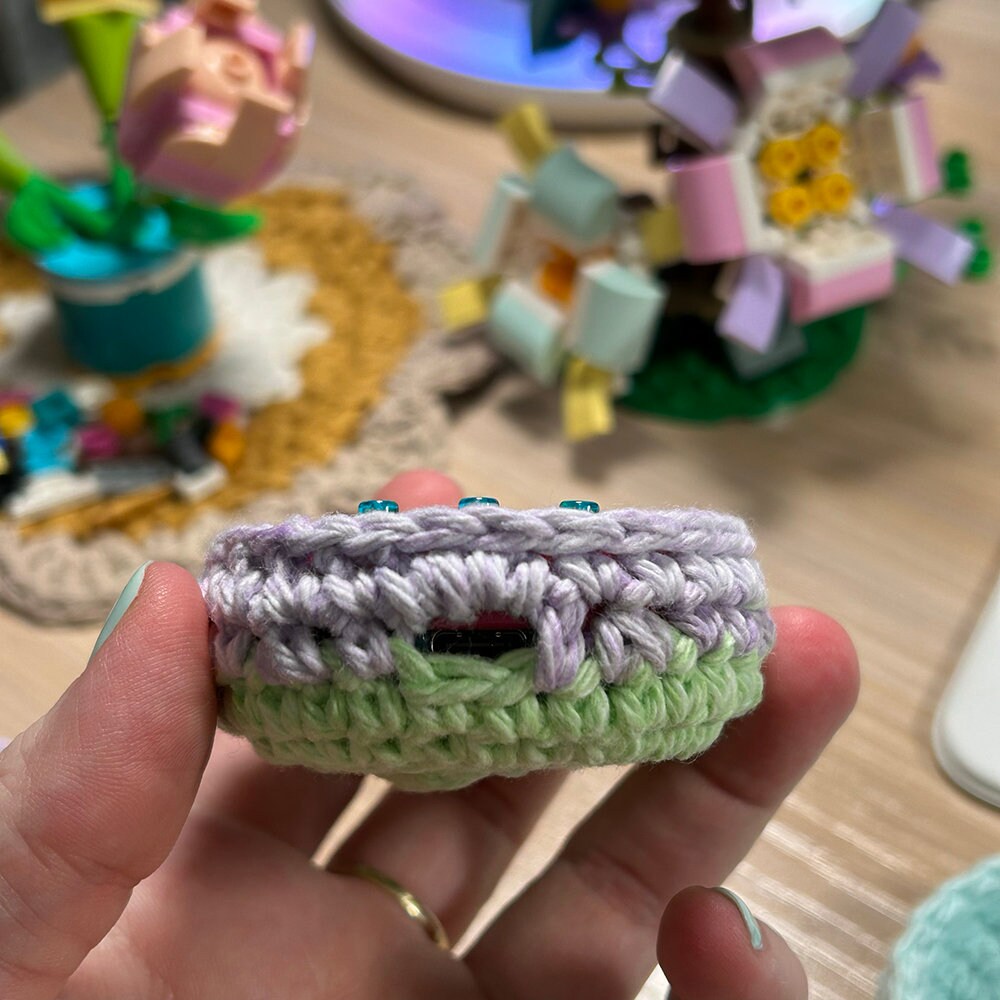 たまごっち ユニ かぎ針編みケース - パープルグリーン - Etsy 日本