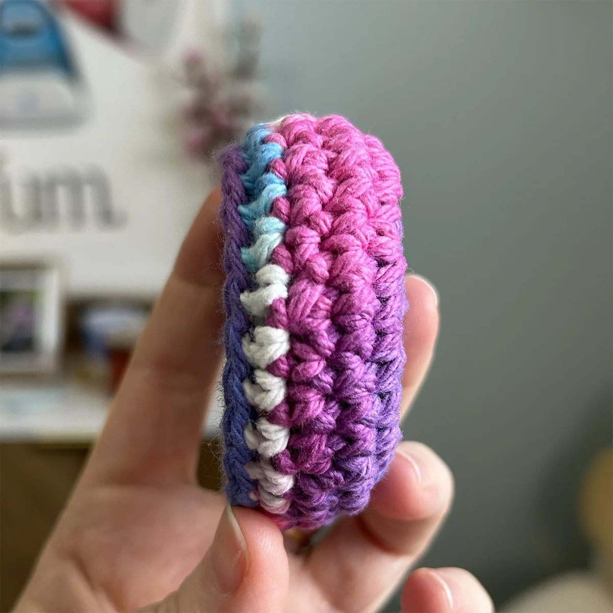 たまごっち ユニ かぎ針編みケース - パープル マルチカラー - Etsy 日本