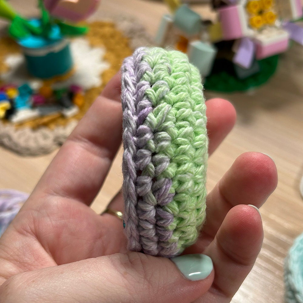 たまごっち ユニ かぎ針編みケース - パープルグリーン - Etsy 日本