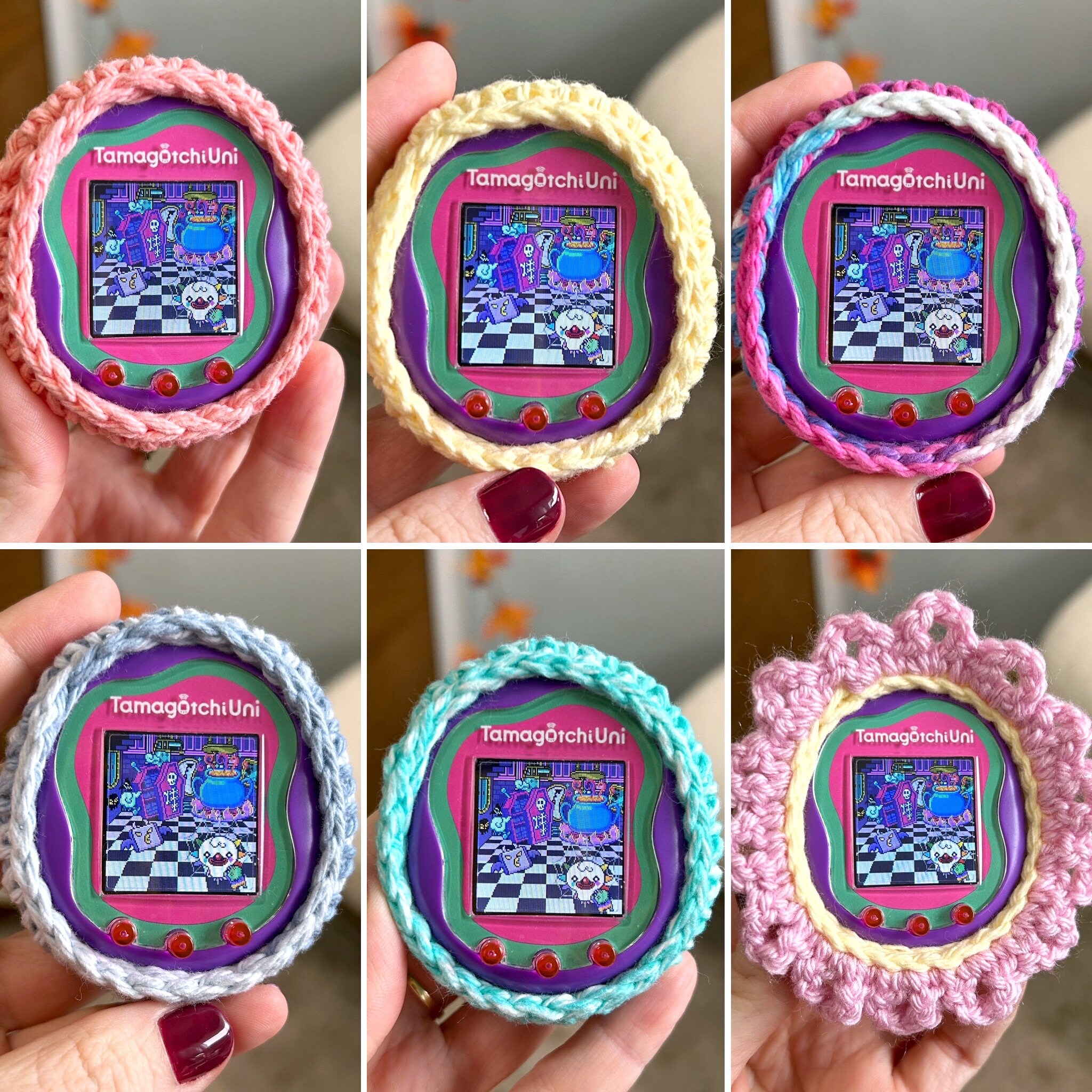 たまごっち ユニ かぎ針編みケース - マルチカラー 2 - Etsy 日本