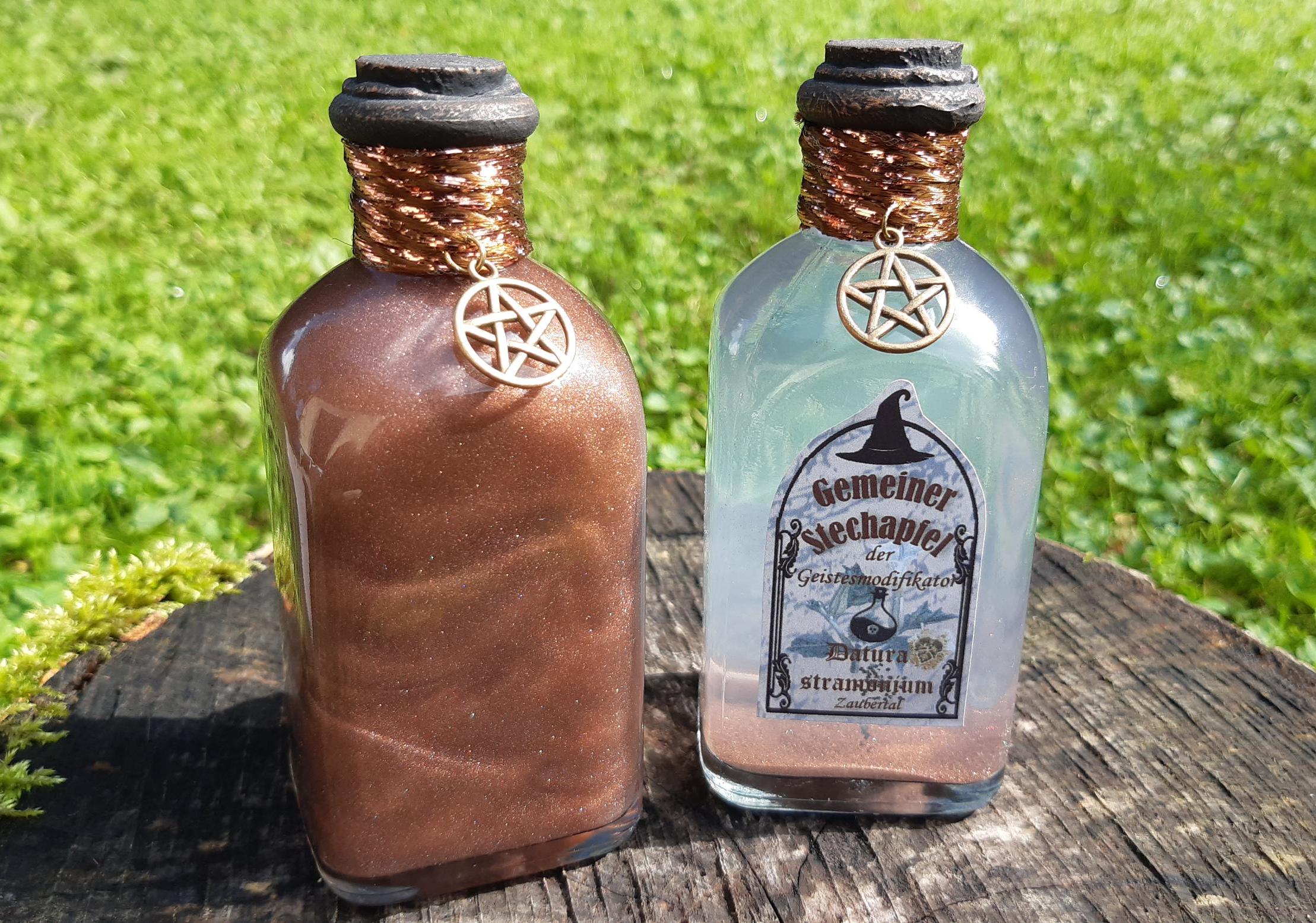 The Mind Modifier Color Change Potion - Datura stramonium! Witches' Treasures! Witches' and Magic Potions! Altar Decoration