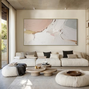 3D Texture Art Minimalist Wall Art  Terracotta Texture Art Textured Wall Art Large Canvas Wall Art Boho Wall Art Terracotta Wall Art