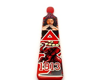 Custom Sorority Paddle | Personalized Greek Paddle Gift | Delta 1913 | Divine Nine Sorority Gift | NPHC Decor | Made to Order