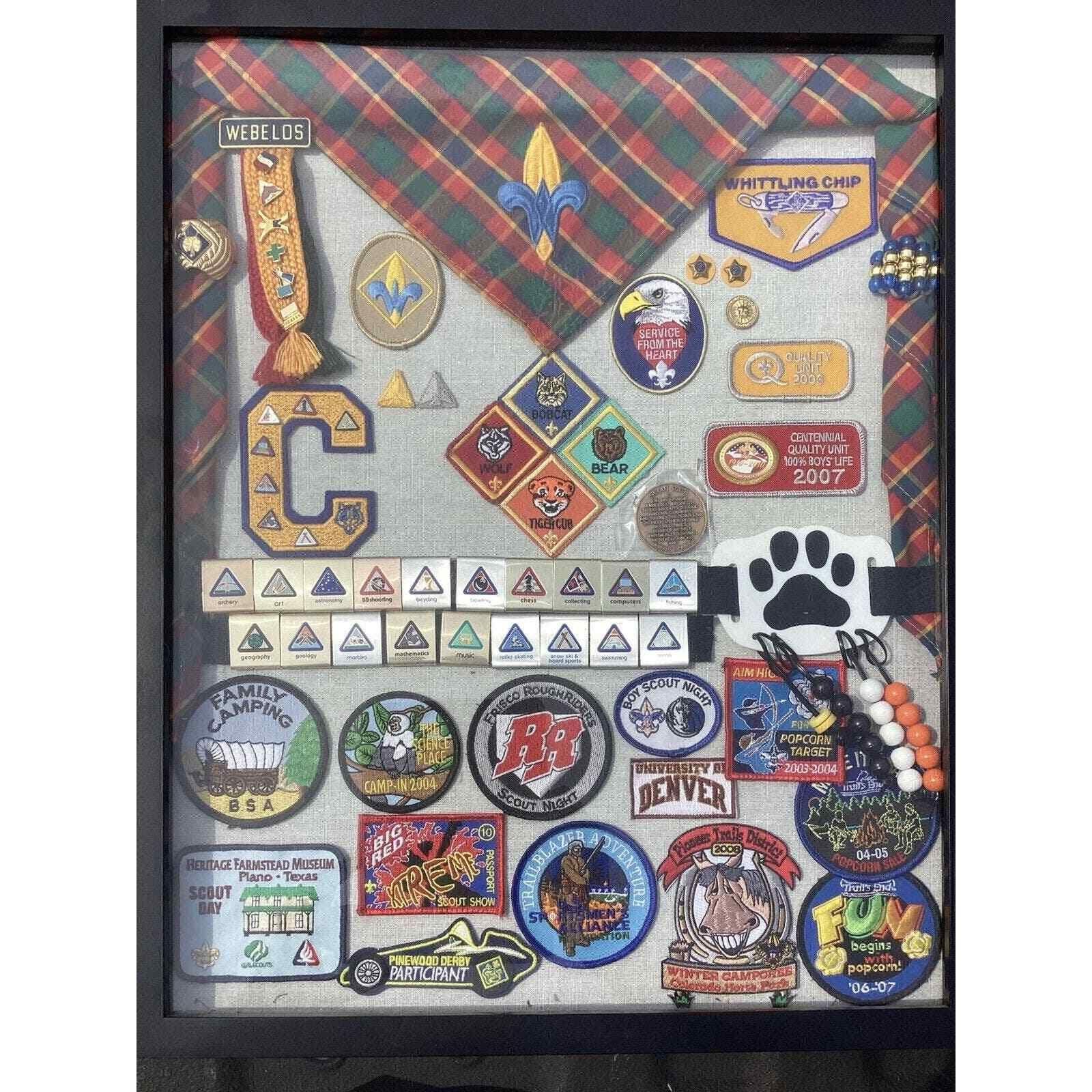 Cub Scout Belt Loop Display - Etsy display picture 1