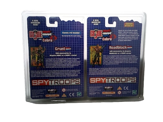 2003 GI Joe Vs Cobra Spy Troops Bonus Roadblock Grunt Destro