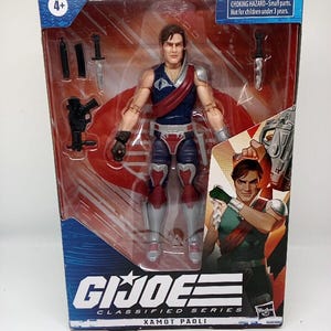 G.I. Joe Classified Series Xamot Paoli #45 Crimson Guard Commander Action Figure