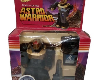 1985 Ciba Astro Warrior Battery Operated Wired Remote Control Motorized New