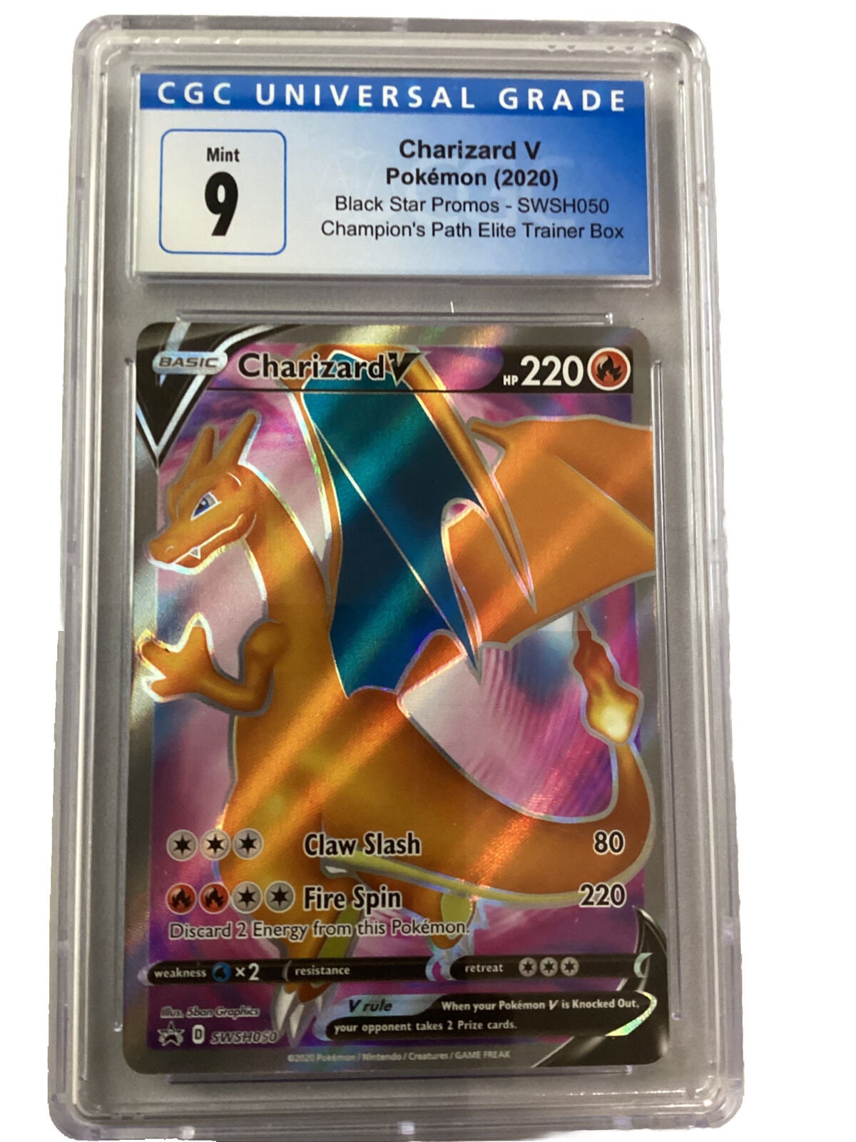Pokemon Champions Path Charizard V SWSH050 Black Star Promo Pokemon Champions Path Charizard V SWSH050 Black Star Promo