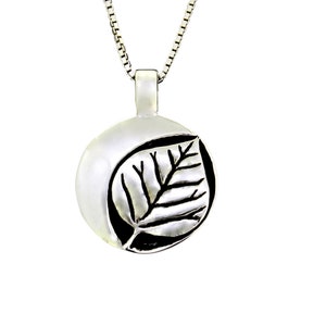 Aspen Grove Moon Necklace, sterling silver