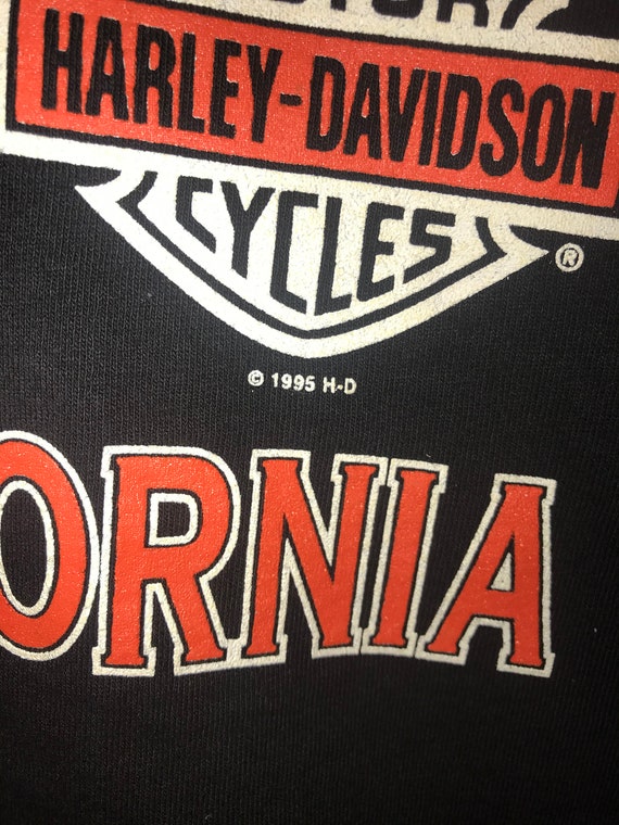1990s Sacramento Ca HARLEY DAVIDSON Motorcycles T… - image 4