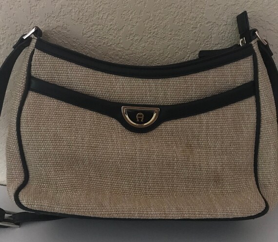 etienne aigner woven purse
