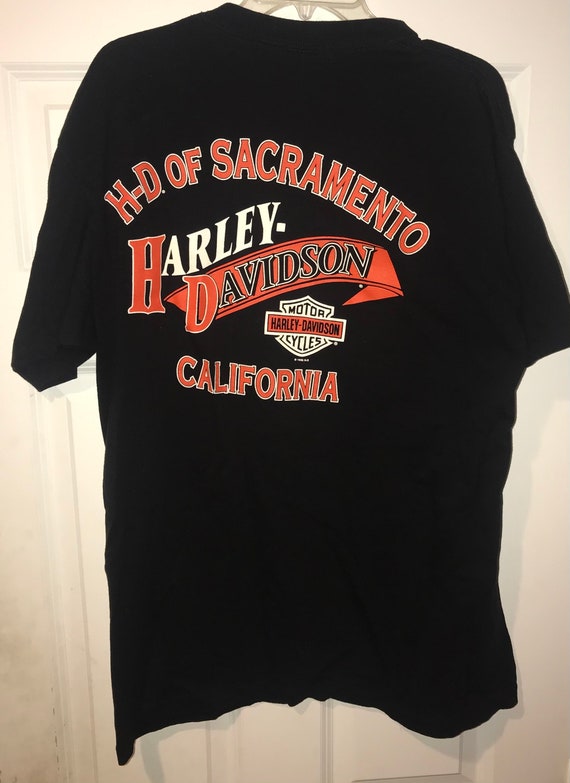 1990s Sacramento Ca HARLEY DAVIDSON Motorcycles T… - image 5