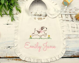 Personalized Baby Bib, Baby Gift, Embroidered Bib, Baby Shower Gift, Baby Girl Gift, Monogrammed Baby Gift