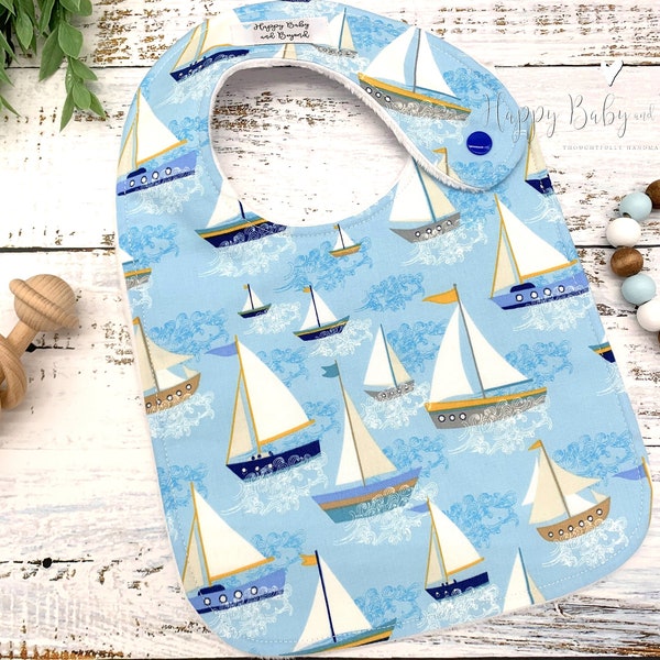 Bib Dress - Sailboats main image 1