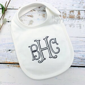 Personalized Baby Bib, Monogrammed Baby Bib, Baby Shower Gift, Personalized Baby Gift