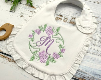 Personalized Baby Bib, Baby Gift, Embroidered Bib, Baby Shower Gift, Baby Girl Gift, Monogrammed Baby Gift