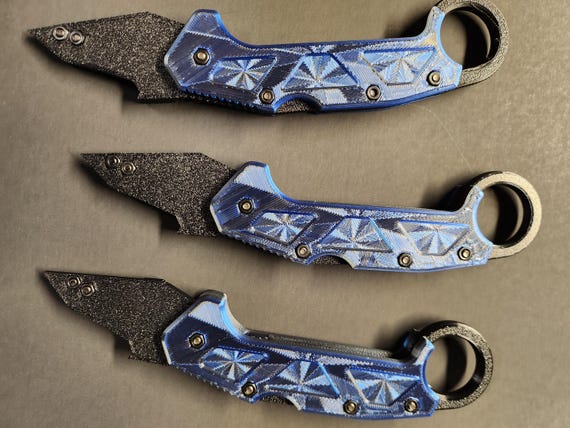 3D Printed Utility Knife - Ultimate Ergonomic EDC Box Cutter With