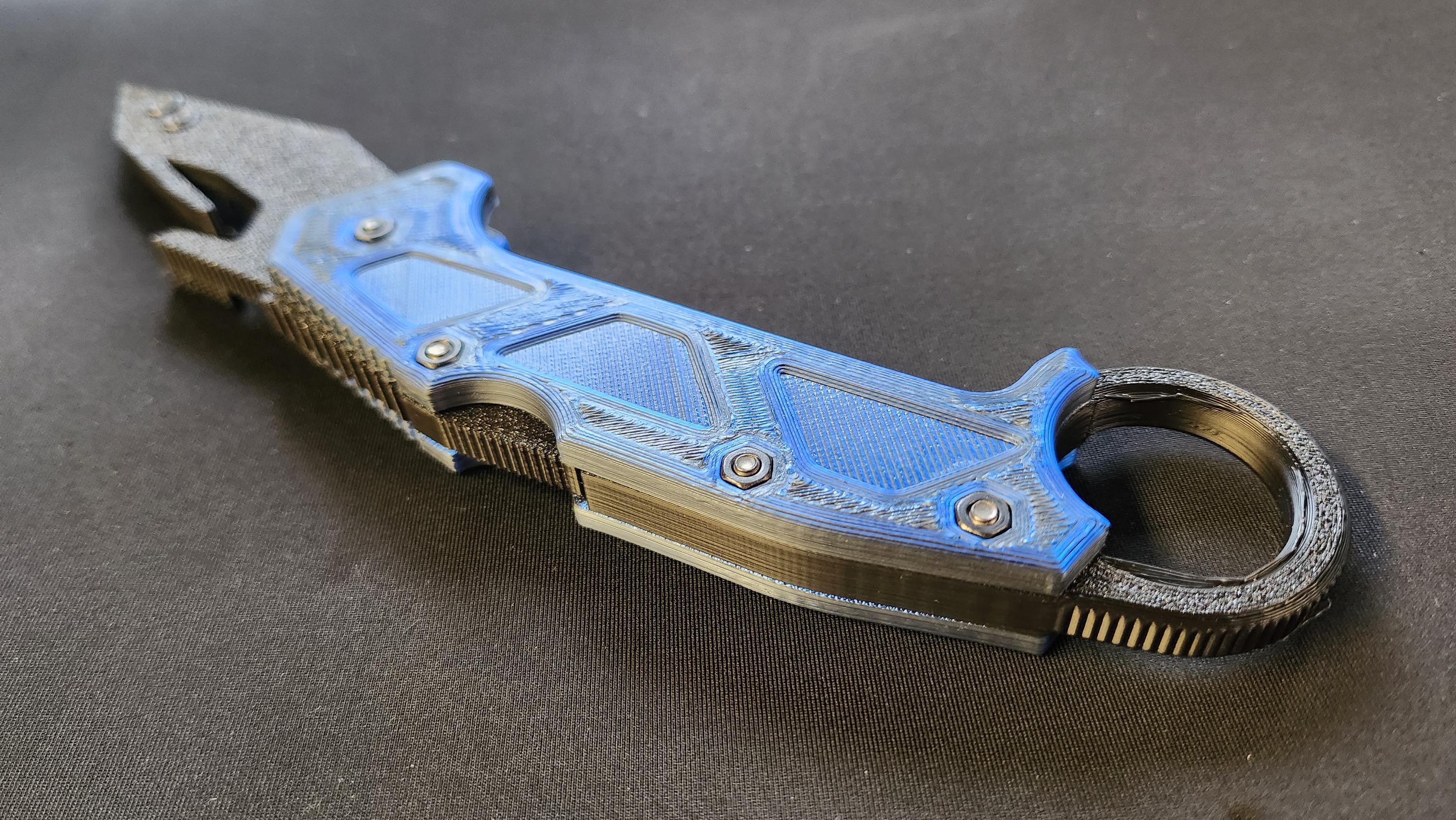 3D Printed Utility Knife - Ultimate Ergonomic EDC Box Cutter With