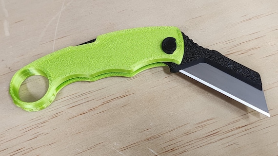 3D Printed Folding Utility Knife | Locking Box Cutter | EDC Pocket