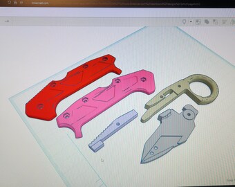 3D Printed Utility Knife - Ultimate Ergonomic EDC Box Cutter With