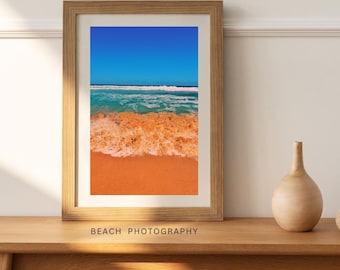 Bohemian Playa Brava Surf Beach Close Up Retro Wave Wall Art Photograph- Digital Download Unique Art Print