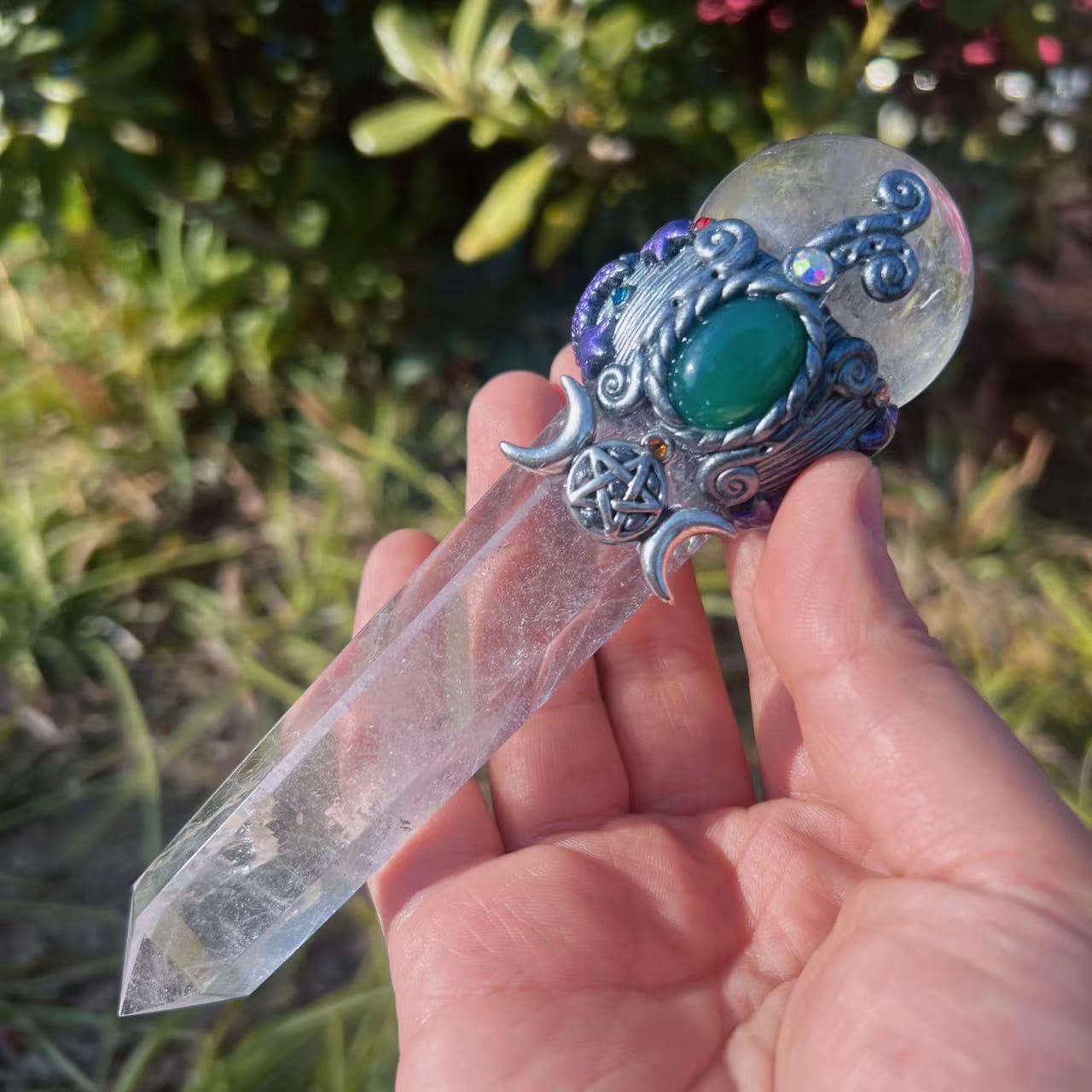 Wooden crystal wand - Etsy 日本