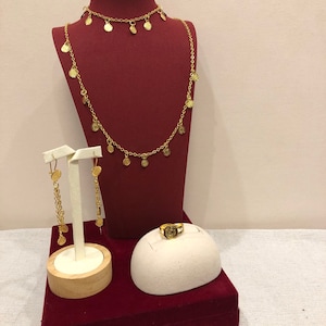 Coin Jewelry Set, Lira Jewelry Set for Women, Middle East jewelry