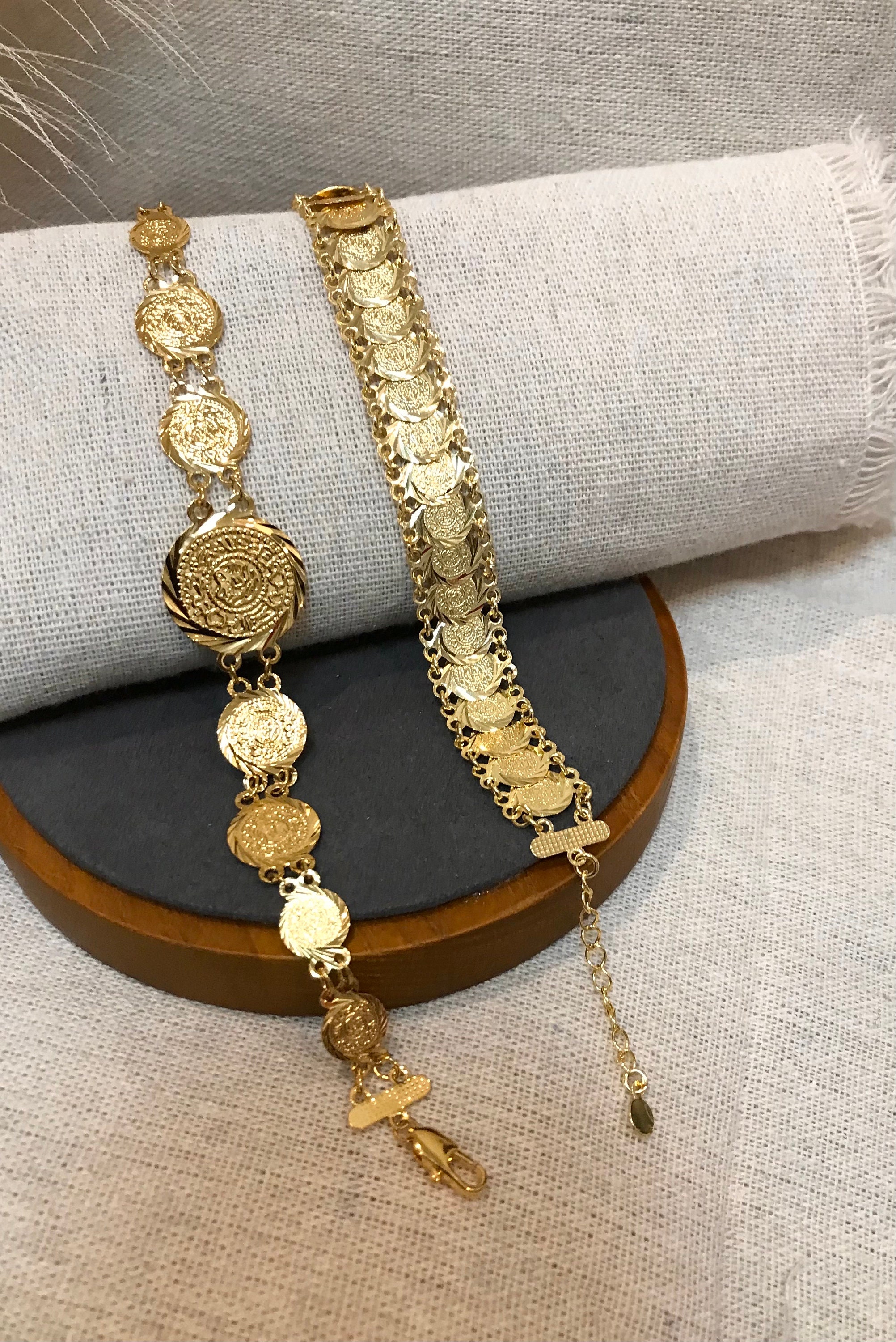 Bracelet, Charm Bracelet, Coin Bracelet