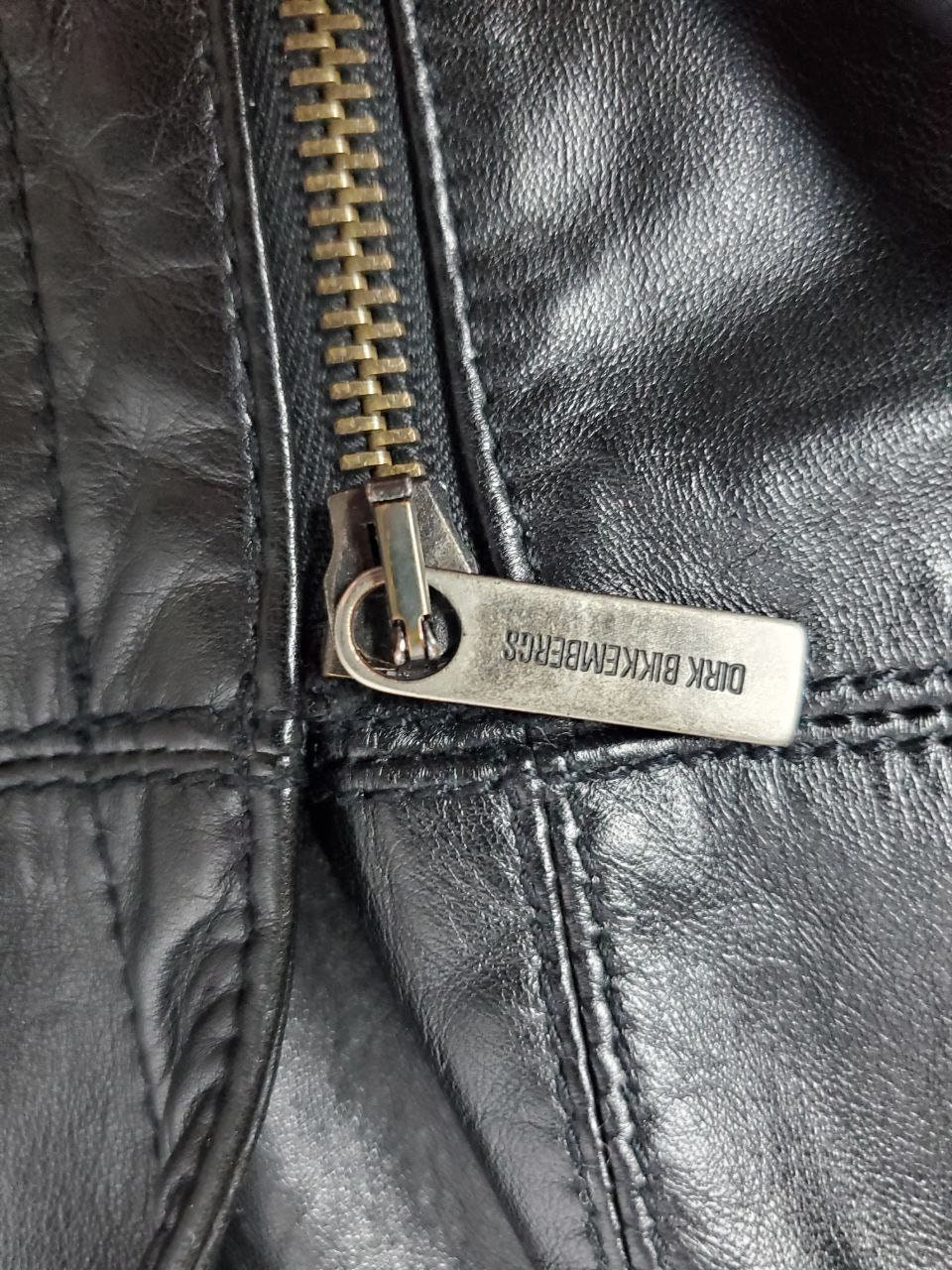 Dirk Bikkembergs Leather Jacket Women 40 - Etsy