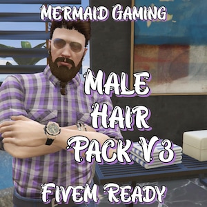 FiveM Male Hair + Beard Pack V3