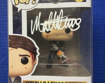 This is signed/autographed by Matthew Lewis, Harry Potter Funko #196 character is Neville Longbottom, with COA and protective packaging.