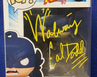 Cal Dodd signiert/signiert "X-Men" Funko Pop #1592 Wolverine (Wasteland) mit COA."