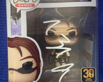 Angelina Jolie as Laura Croft autographed/signed "Tomb Raider" Funko Pop #1194 With COA