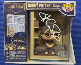 Rare JK ROWLING Signed Nooks Funko Pop! "Harry Potter in Cupboard" W/COA