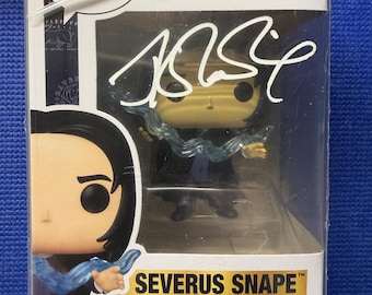 This is signed/autographed by JK Rowling, Harry Potter Funko Pop #195 character is Severus Snape with COA and protective packaging.