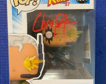 Chris Potter signed/autographed Funko Pop #1594 Cable of "X-Men 97" Animated with COA