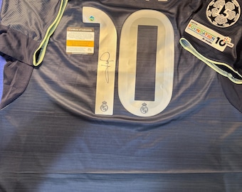 Kylian Mbappe Real Madrid Autographed Adidas Jersey with coa