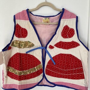 Quilt Vest, Quilted Vest, Upcycled Quilt, Quilt Clothing