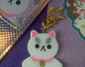 Keychain: PUPPYCAT Kawaii Keychain | Pastel Kei Yume Kawaii Keychain | Kawaii Cat