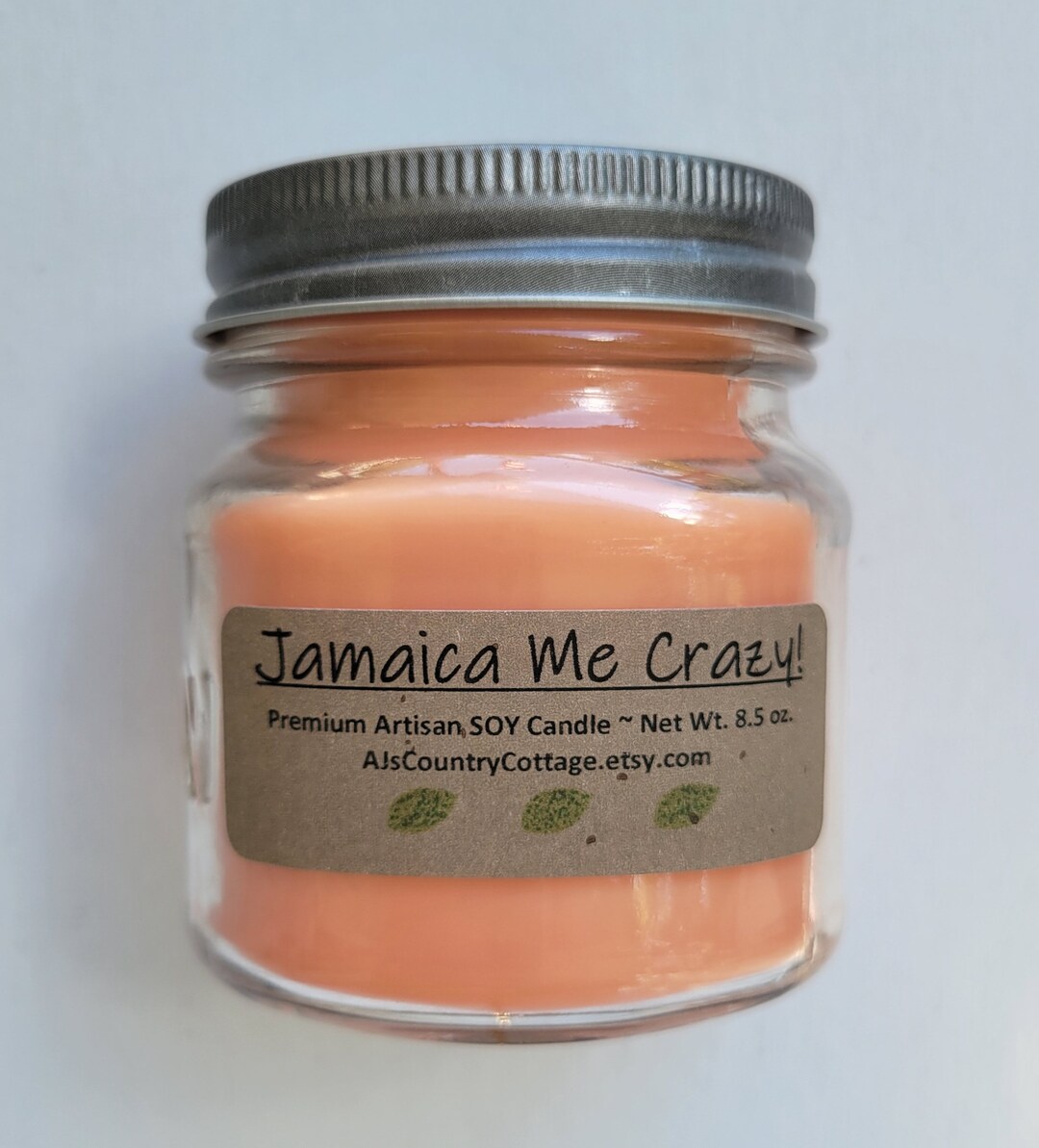 JAMAICA ME CRAZY Soy Candle Scented Candles, Fruit Candles, Tropical