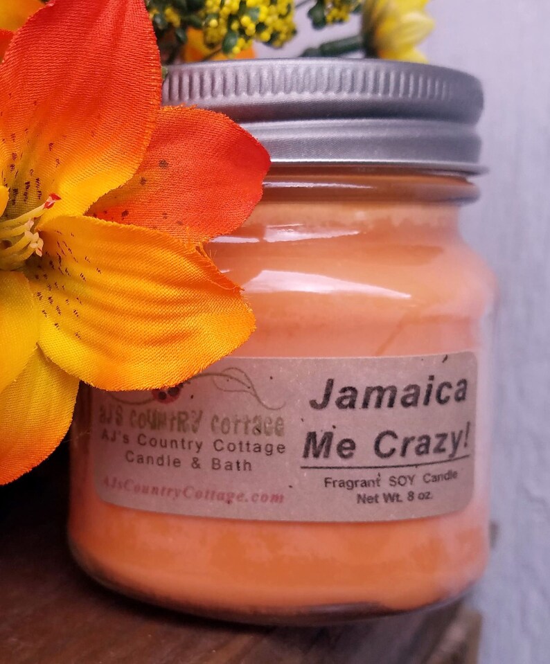 JAMAICA ME CRAZY Soy Candle Scented Candles Fruit Candles Etsy