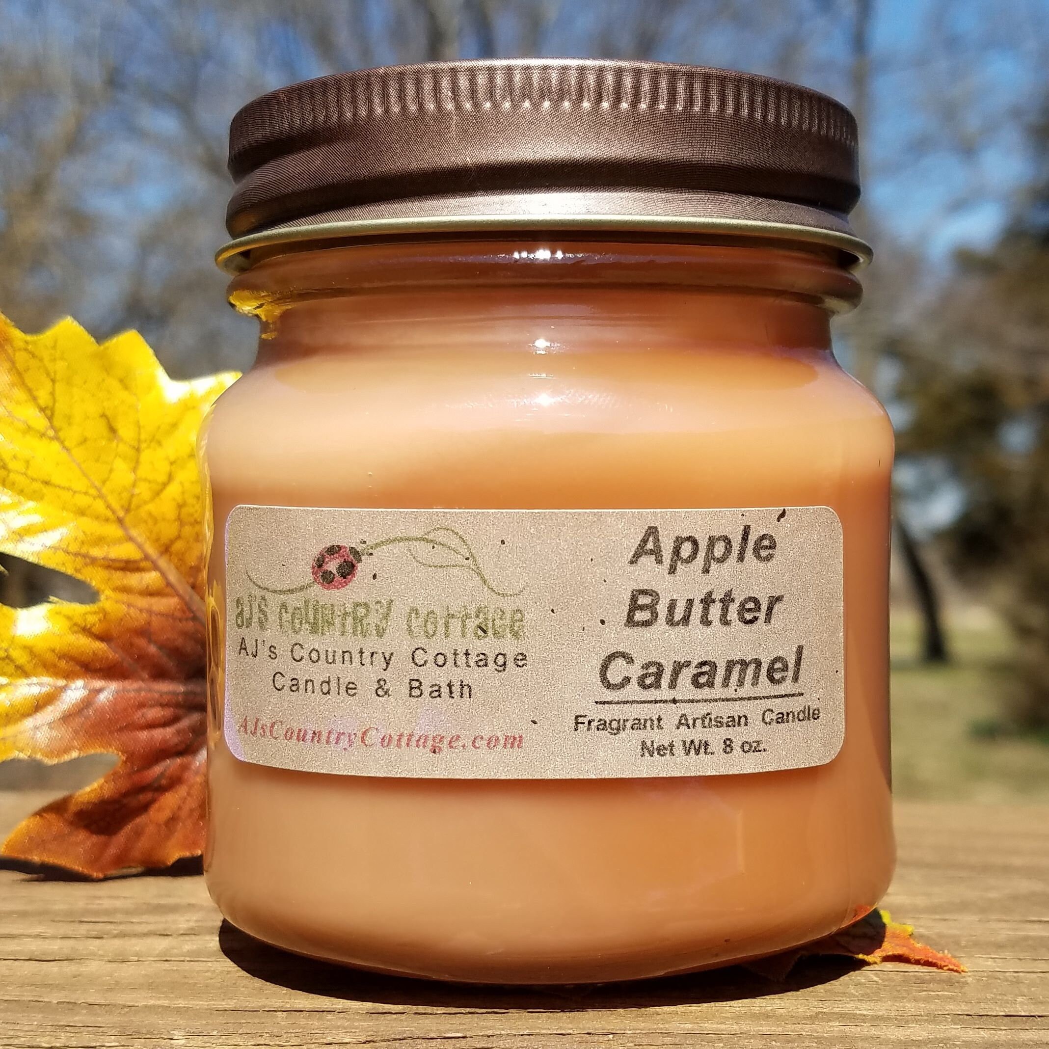 APPLE BUTTER and CARAMEL Candle Apple Candles Caramel Etsy