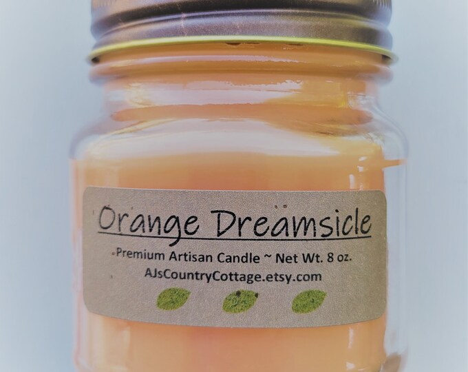 Orange Vanilla Candle Set