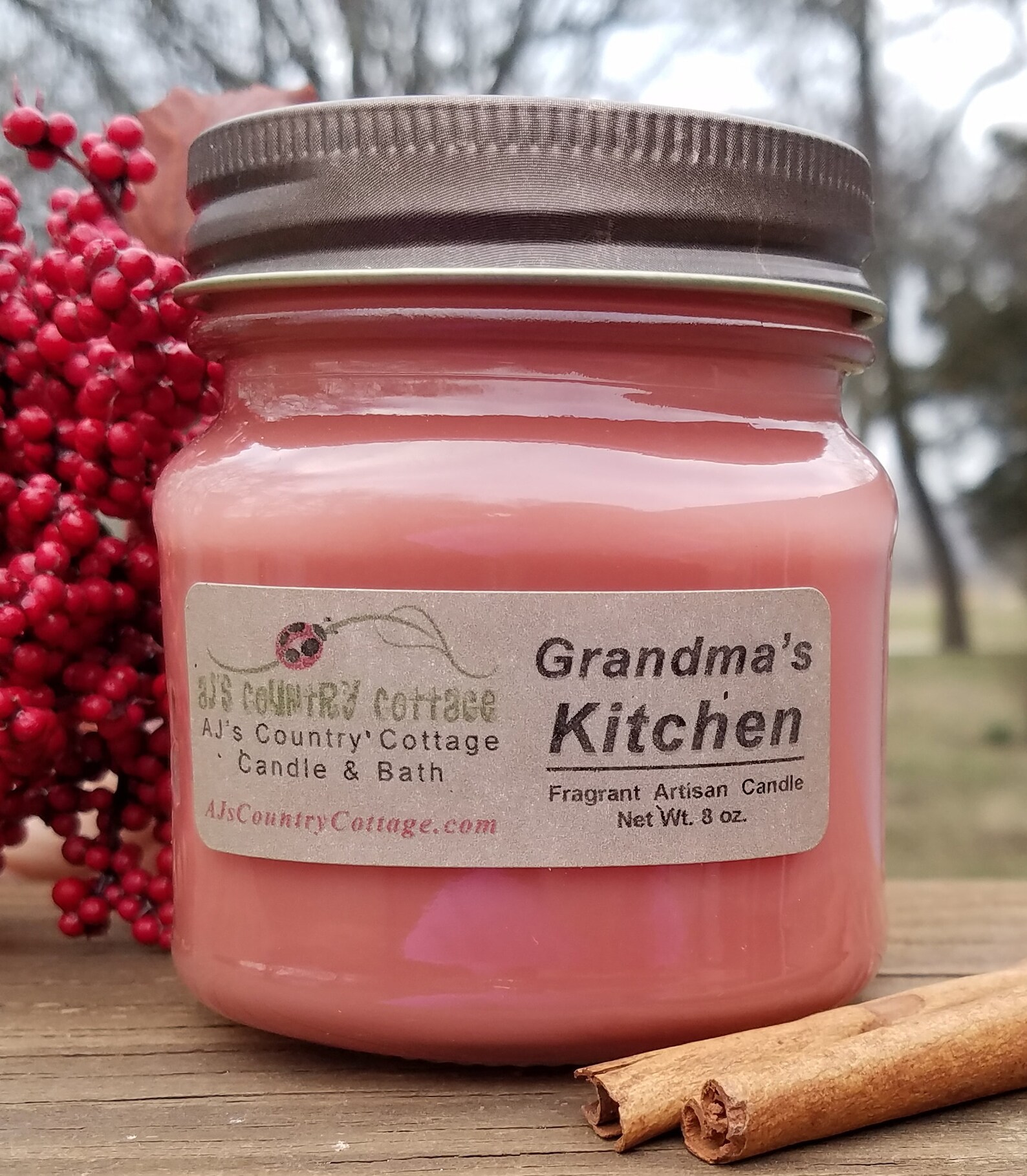 GRANDMA'S KITCHEN CANDLE Apple Candles Cinnamon Etsy
