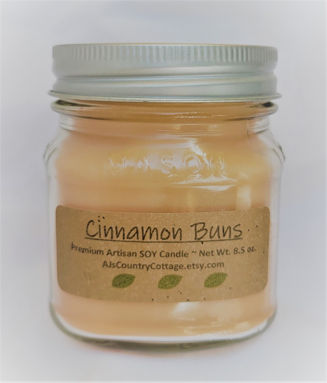 CINNAMON BUNS SOY Candle Cinnamon Candles, Cinnamon Soy Candles