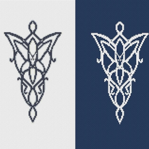 Grille De Point De Croix Le Seigneur Des Anneaux – Chart 882, Motif Fantasy