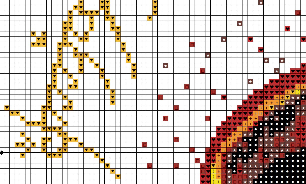 LOTR One Ring Cross Stitch Pattern Lord of the Rings Master Ring Frodo ...