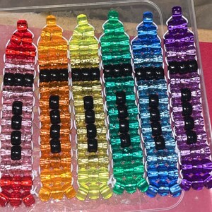 Crayon Key Rings CRAYON Kandi Keychain - Etsy